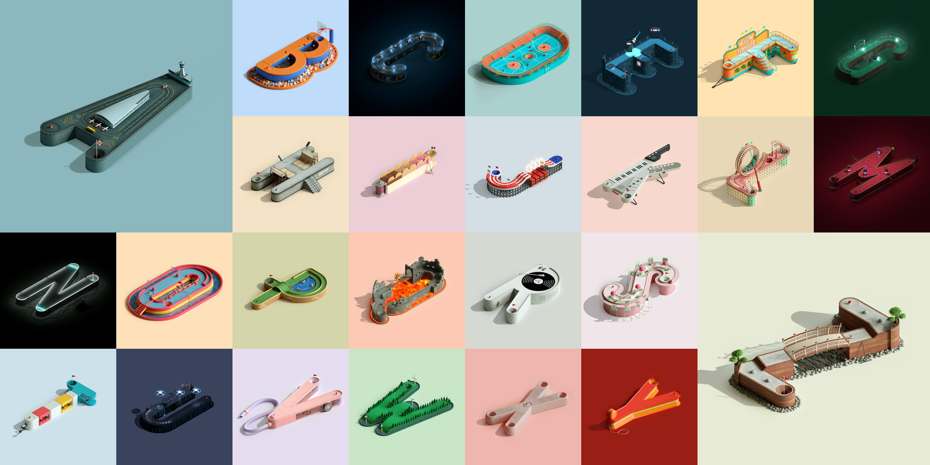 Alphaputt A to Z courses